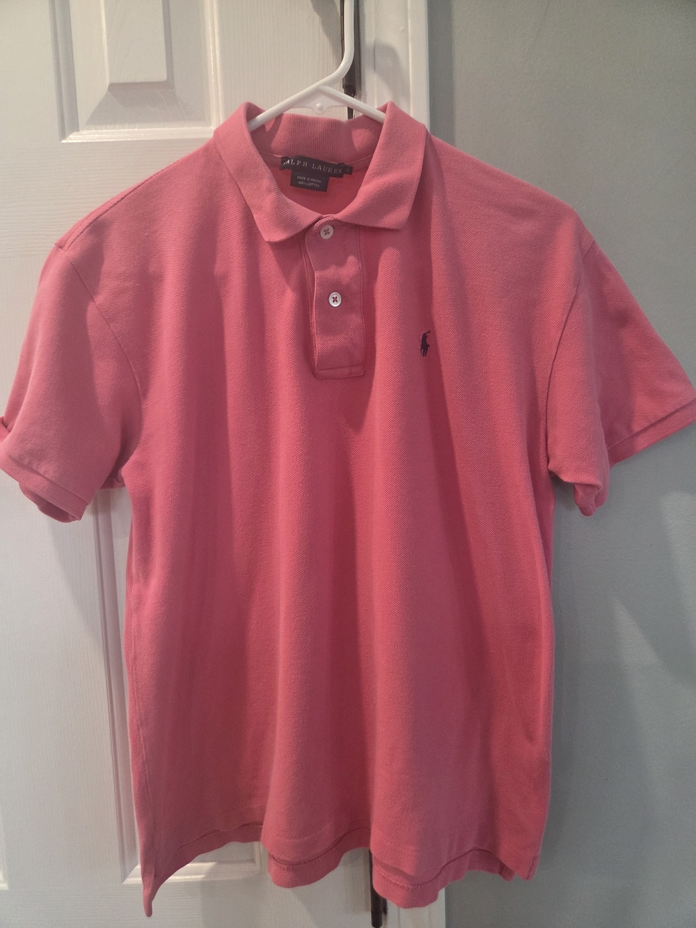 Ralph Lauren Coral Pink Short-Sleeve Polo